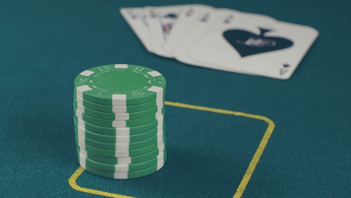 casino chips on the table